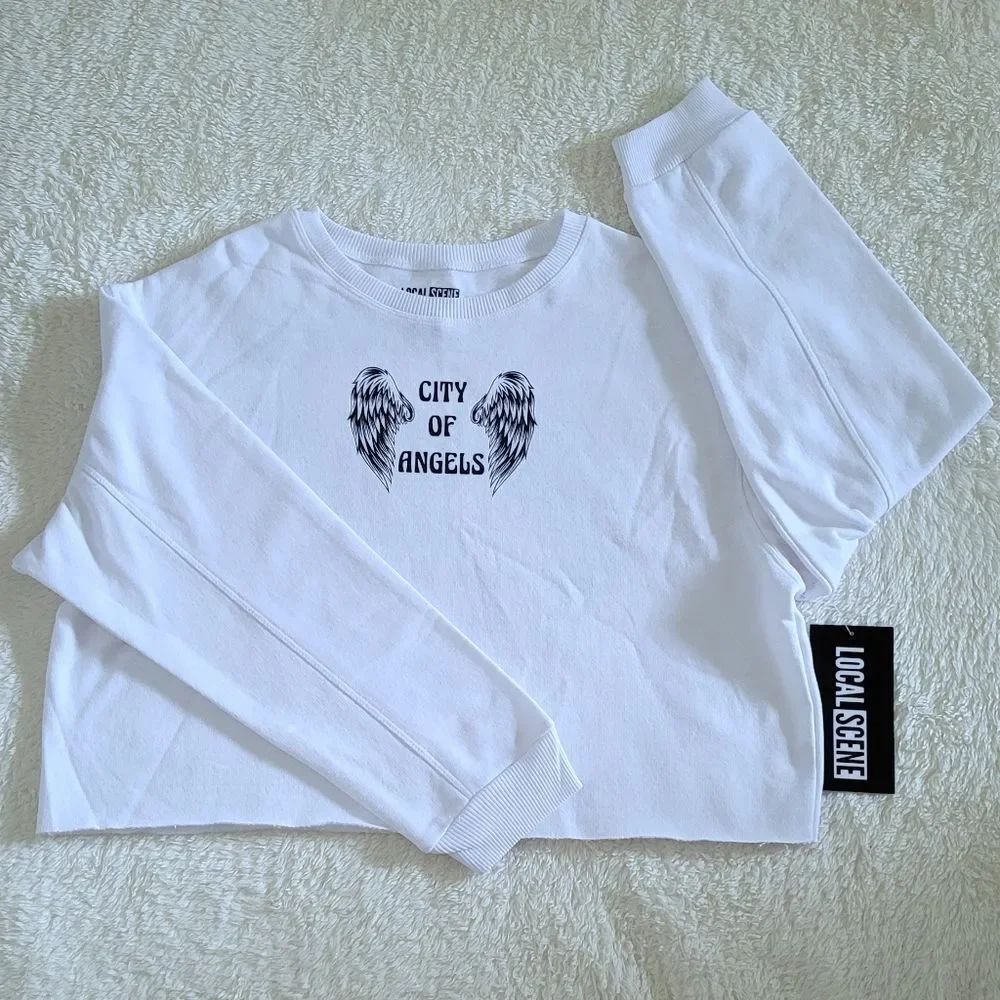 Local Scene "City of Angels"😇 Cropped Sweatshirt - NWT